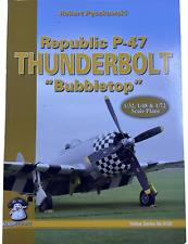 WW2 US USAAF Republic P-47 Thunderbolt Bubbletop Softcover Reference Book picture