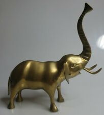 VTG Brass Bull Elephant Figurine Made In Korea 4.25