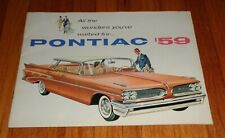 Original 1959 Pontiac Full Line Sales Brochure Canada Parisienne Strato-Chief picture