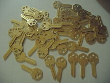 FIFTY LOCKSMITH SOLID BRASS KW1 KEY BLANKS FITS KWIKSET MADE IN USA  50    picture
