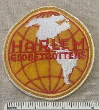 VTG HARLEM GLOBETROTTERS Embroidered Badge PATCH Basketball Souvenir Est.1927 HG picture