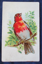 ca1900 Bird Greeting Postcard Used 1908 Adin California Doane Cancel picture