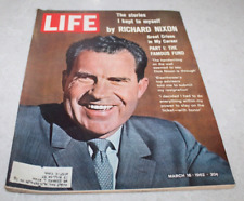 Vtg Life Magazine MARCH 16, 1962 President Richard Nixon GREAT ADS picture