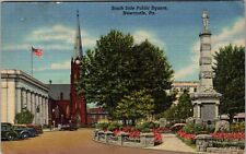 Newcastle PA-Pennsylvania, South Side Public Square, Vintage Postcard picture