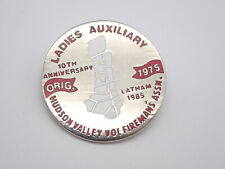Hudson Valley Volunteer Fireman's Assn. Ladies Auxiliary Vintage Lapel Pin picture