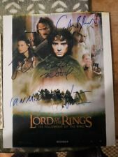 lord of rings signed by the cast picture