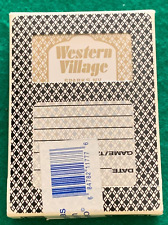 Western VIllage Sparks Nevada Casino Used Aristocrat Playing Cards - Sealed picture