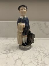 Vintage Boy with Briefcase Royal Copenhagen June Figurine#4528 by Hans H. Hansen picture
