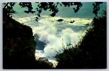 Postcard Chrome Highway 1 California Big Sur Ocean View Waves Crashing picture