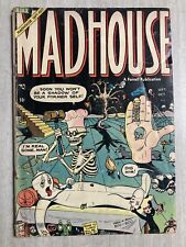 Madhouse #4 (AJAX Comics 1954) Surreal Spooky Cover picture