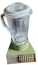 MCM Vintage 60s Waring Blender 7 Speed Avocado Green Solid State Tested Works picture