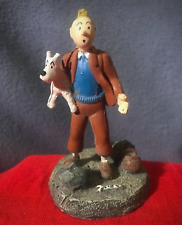 TINTIN and SNOWY Hand-painted resin miniature sculpture The Adventures of Tintin picture
