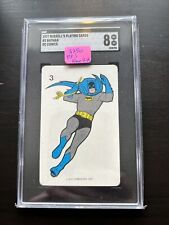 1977 Russell's Dc Comics Batman Playing Card Sgc 8 Highest Grade with Sgc picture