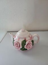 pink floral teapot picture