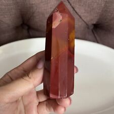 Gorgeous Mookaite Tower 9cm 106g Natural Yellow Red Crystal Radiolarite picture