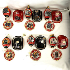 BRADFORD EDITIONS~lot of 18 Courage Under Fire Heirloom Porcelain Ornaments used picture