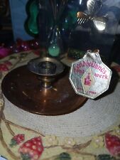 Vintage Old Holland Handwerk Brass Mini Candle Holder picture