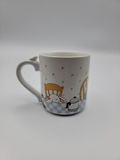 Vtg Paris Bottman Design Bunny Rabbit Family Coffee Cups Mugs 90s picture