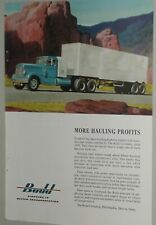 1953 BUDD COMPANY advertisement, FRUEHAUF truck bodies picture