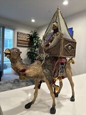 Dept.56 Neapolitan Wiseman on Camel W/ Canopy Nativity Scene Neiman Marcus RARE picture