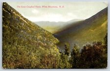 White Mountains, NH, The Great Crawford Notch, Antique Vintage Post Card picture