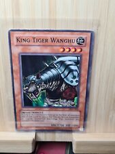 PGD-004 YUGIOH KING TIGER WANGHU RARE HP/DAMAGED picture