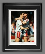 Peter Beardsley Hand Signed And Framed Liverpool Fc Football 12x16 Photograph picture