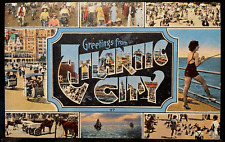 Vintage Postcard 1946 Greetings from Atlantic City, New Jersey (NJ) picture