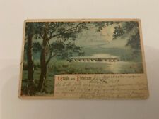 c.1900 Gruss aus Potsdam Blick auf die Glienicker Brücke Germany Postcard picture