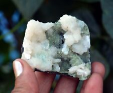 APOPHYLLITE On STILBITE & Matrix Minerals F-2.24 picture