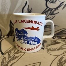 Vintage RAF ROYAL AIR FORCE STATION LAKENHEATH COFFEE MUG Suffolk England picture