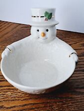 Lenox Snowman Bowl 6'' ''Happy Holidays'' picture