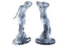 Large French Lalique Art Glass s dancing figures pair picture
