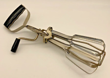Vintage Turner & Seymour Manual Rotary Hand Crank Egg Beater Stainless Steel USA picture