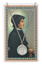 St. Elizabeth Ann Seton Medal Necklace with a Laminated Prayer Card picture
