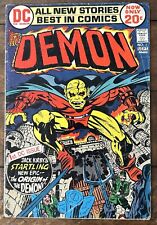 Demon #1 1972 VG 1st Appearance Etrigan Morgaine DC Key Issue Comic Book Vintage picture