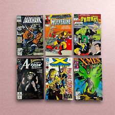 Lot Of 6 Vintage 1980’s-90’s Copper Age Comic Books (Marvel & DC) picture