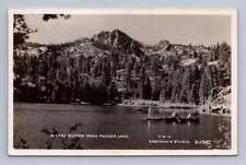 Packer Lake Fishing RPPC Vintage Sierra Buttes California Photo Postcard 1956 picture