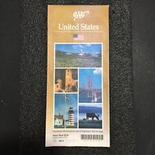 AAA United States Travel Road Map 1998 State Highway Transportation Map Fold Out picture