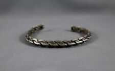 Old Pawn Navajo Silver Twisted Bracelet picture