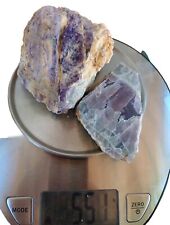 🔥 ROUGH FLUORITE NEVADA MINE PURPLE GREEN SAW CAB LAPIDARY OPALIZED 551GR (J) picture