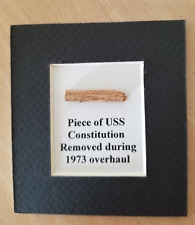 SMALL PIECE OF WOOD FROM SHIP USS CONSTITUTION (OLD IRONSIDES) picture