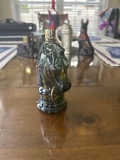 Vintage 1979s Avon Post Pony Green Glass “Wild Country” Cologne Bottle 3/4 full picture