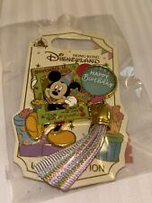 Disney pins HKDL Hong Kong Disneyland Mickey Mouse Happy Birthday 2023 Pin LE500 picture