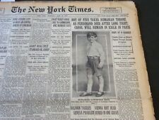 1927 JULY 21 NEW YORK TIMES - BOY OF FIVE TAKES RUMANIAN THRONE - NT 6478 picture
