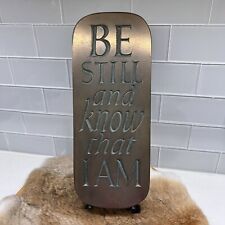 Be Still & Know That I Am Bronze Plaque The Wild Goose Studio from Ireland 14