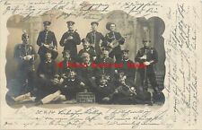 German Military, RPPC, Band, Erinnerung an den Griesheimer Sand 1904 picture