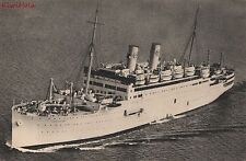 Postcard Ship MS Gripsholm Swedish American Line 1947 picture