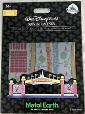 Disney Parks WDW Main Entrance Sign Metal Earth 3D Model Kits Walt World - NEW picture