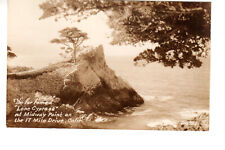 RPPC Postcard: Lone Cypress, Midway Point, 17-mile Drive, CA (California) - Zan picture